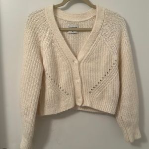 Super soft Cream button-up Sweater!